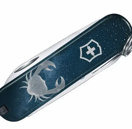 Couteaux - CANIF VICTORINOX CLASSIC SD ZODIAC COLLECTION CANCER - H. BELIGNE & FILS S.A.S.