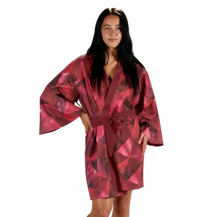 Travel accessories - Crystal Red Kimono - BEACH VIBES