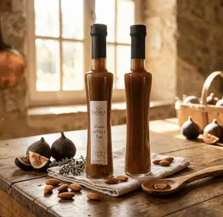 Épicerie fine - Vinaigre pulpe de figue Bouteille originale 20cl - CATRICE GOURMET