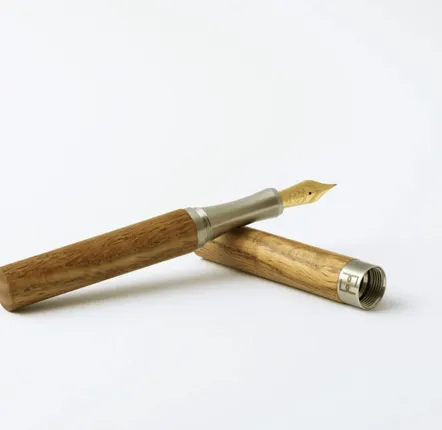 Pens and pencils - Paris Fountain Pen –  « Oak Wood » - ATELIER FESSELER
