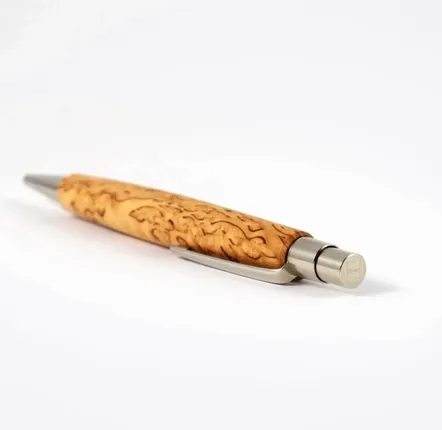 Pens and pencils - Berlin Ballpoin Pen - « Finnish Birch Wood » - ATELIER FESSELER