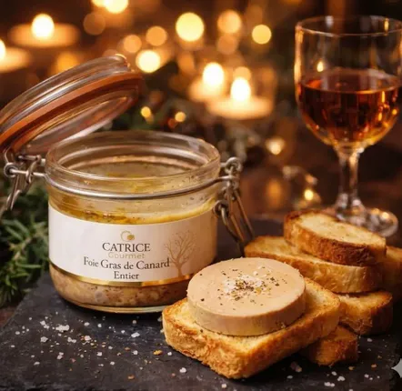 Épicerie fine - Foie gras de canard Entier 130g - CATRICE GOURMET