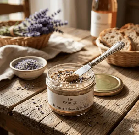 Épicerie fine - Terrine à la fleur de lavande 100g - CATRICE GOURMET