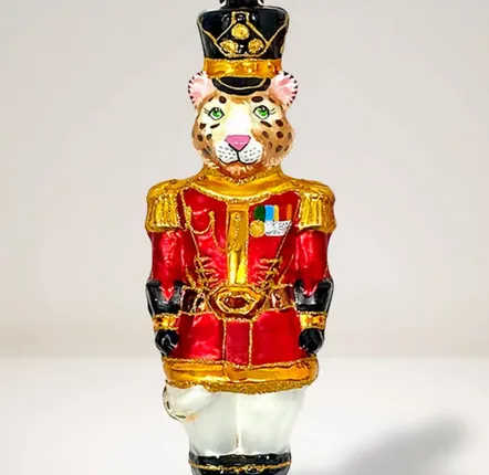 Guirlandes et boules de Noël - Décoration en verre ciré KRG Leopard Body Polish - KENZIES OF LONDON