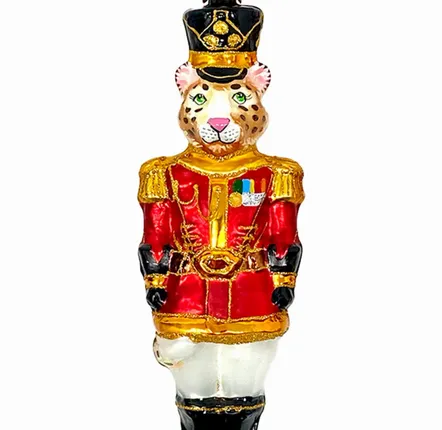 Guirlandes et boules de Noël - Décoration en verre ciré KRG Leopard Body Polish - KENZIES OF LONDON