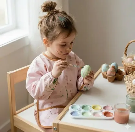 Children's mealtime - Bavoir intégral en tissu imperméable - BB&CO