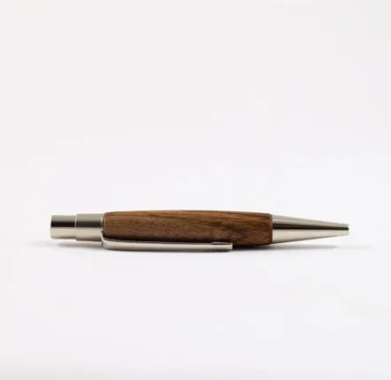 Jewelry - Berlin Mini Ballpoint Pen – « Walnut Wood  » - ATELIER FESSELER