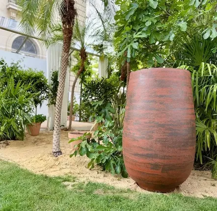 Pots de fleurs - Vase de jardin monumental – STAMNOSA I - CERAMIC FACTORY