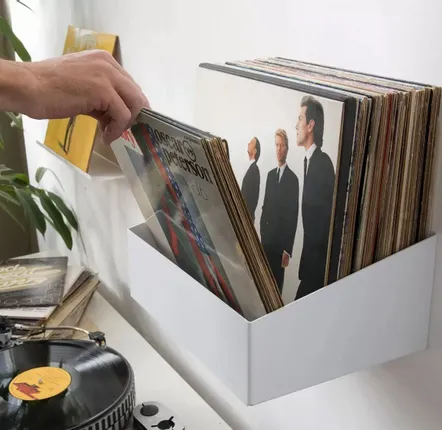 Other wall decoration - Vinyl Storage - Wall Shelf - Set of 2 - TEEBOOKS