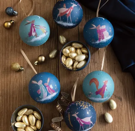 Gifts - Sara Miller London printed metal boxes - MAISON ROYAL GARDEN
