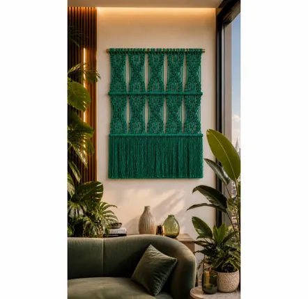Tapisseries - Décoration Murale Textile - Vert - NŒULUXE