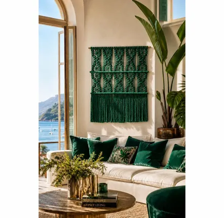 Tapisseries - Décoration Murale Textile - Vert - NŒULUXE
