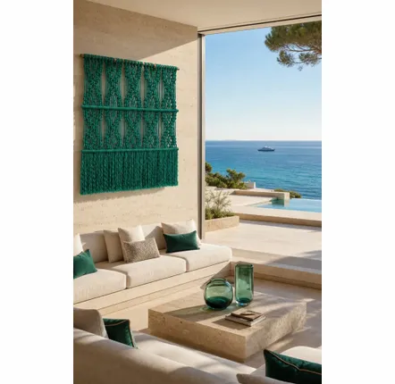 Tapisseries - Décoration Murale Textile - Couleur Vert - NŒULUXE