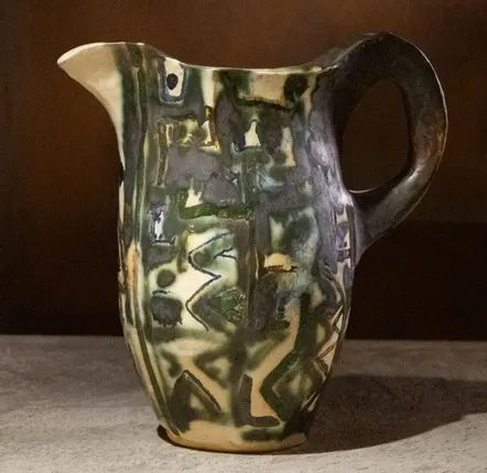 Ceramic - Carved Ceramic Jug - WOJCIECH DZIENNIAK ART
