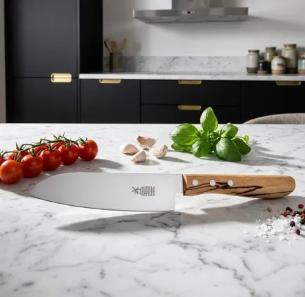 Couteaux - COUTEAU SANTOKU WINDMÜHLENMESSER 16,5CM HETRE GLACE - WINDMUHLENMESSER