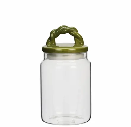 Small household appliances - Glass jar w/ ceramic lid - MADAM STOLTZ
