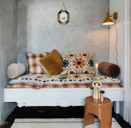 Couettes et oreillers  - Housse de coussin en laine - MADAM STOLTZ