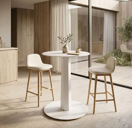 Other tables - ZIRCON STANDING DINING TABLE CENTER LEG - DECO-GEM