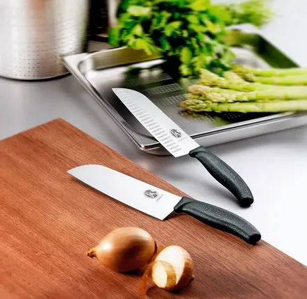 Couteaux - SET DE CUISINE 7 PIECES VICTORINOX SWISSCLASSIC NOIR - VICTORINOX