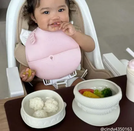 Children's mealtime - Sensory Baby Bowl- Oat - MINIWARE AB