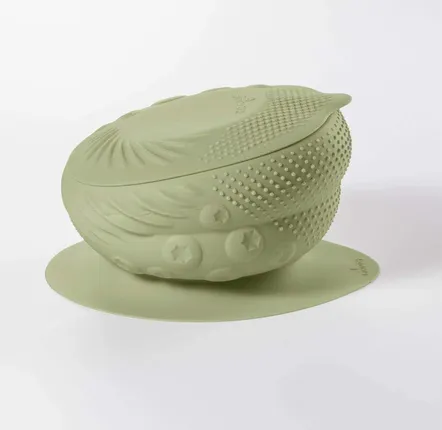 Children's mealtime - Sensory Baby Bowl- Pistachio - MINIWARE AB