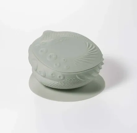 Children's mealtime - Sensory Baby Bowl- Sage - MINIWARE AB