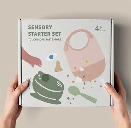 Children's mealtime - Sensory Starter Set -Oat - MINIWARE AB