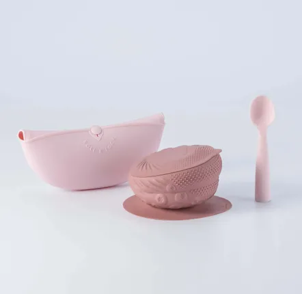 Children's mealtime - Sensory Starter Set -Raspberry/Cotton Candy - MINIWARE AB