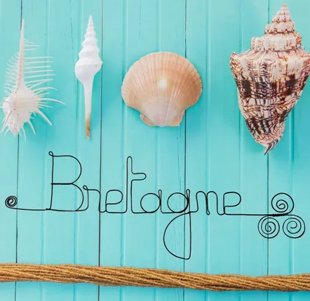 Gifts - Wire Wall Decoration\" Brittany\” - to pin - BIJOUX DE MUR