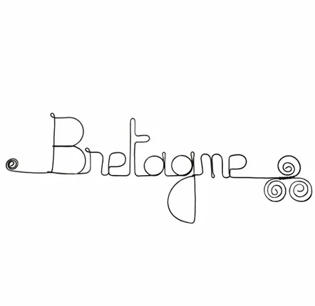 Gifts - Wire Wall Decoration\" Brittany\” - to pin - BIJOUX DE MUR