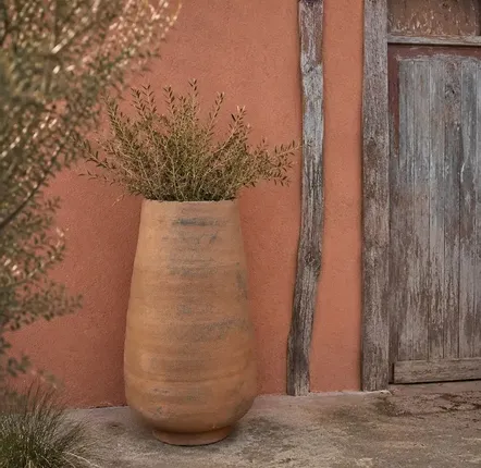 Outdoor space equipments - Large Outdoor Vase – STAMNOSA IV - CERAMIC FACTORY
