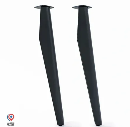 Dining Tables - OPAL STEEL STANDING DINING TABLE LEG - SET OF 2 LEGS - DECO-GEM