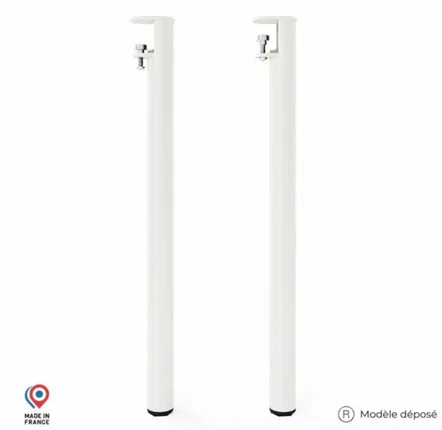 Consoles - PIED DE TABLE MANGE DEBOUT EN ACIER TOPAZE - LOT DE 2 PIEDS - DECO-GEM