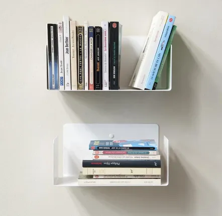 Shelves - Small white shelf 30 x 15 cm – Set of 2 - TEEBOOKS