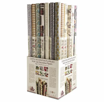 Sets de bureaux  - Stand avec 48 rouleaux avec 1 feuille 70x100 cm - TASSOTTI - ITALY