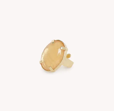 Jewelry - Adjustable oval ring capiz - Kinshasa - NATURE BIJOUX
