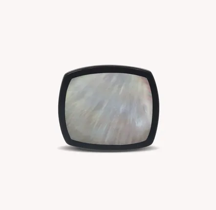 Jewelry - White MOP rectangular brooch - Calypso - NATURE BIJOUX