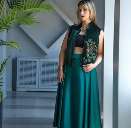 Apparel - Emerald Waistcoat - DASTHAA