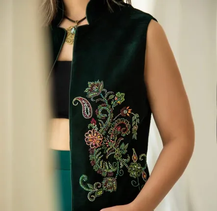 Apparel - Emerald Waistcoat - DASTHAA