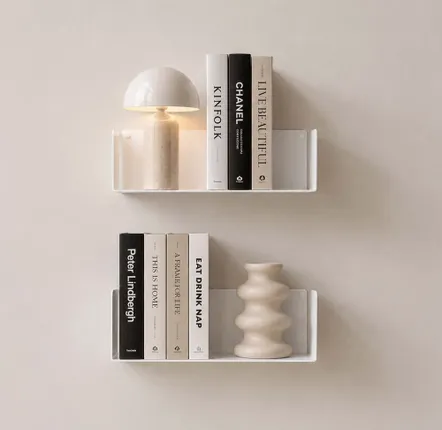 Decorative objects - Wall Bookshelves 45 x 15 cm - Set of 2 - TEEBOOKS