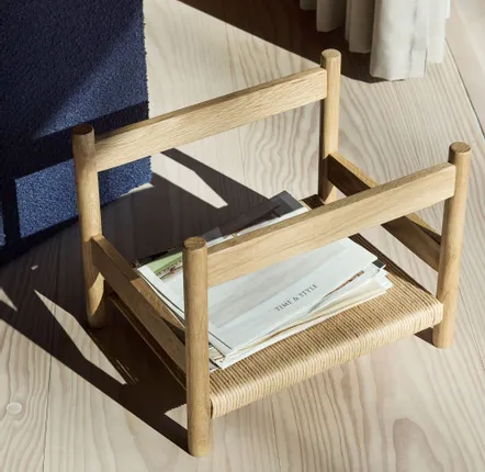 Shelves - Heritage Magazine Holder Oak - HÜBSCH