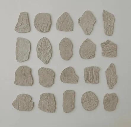Wall moldings - Fragmented skin - ATELIER MATHILDE FAUCARD