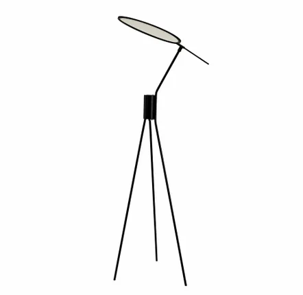 Floor lamps - Black steel floor lamp - ANGEL CERDÁ