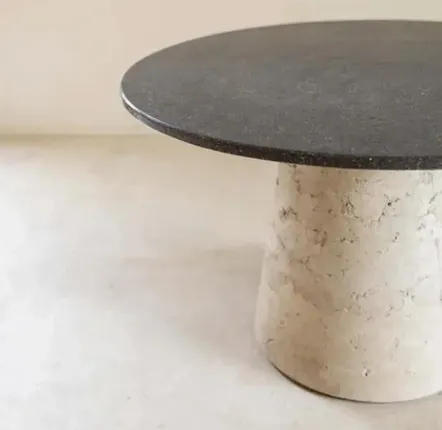 Tables basses - ROUND DINING TABLE - WOLKBERG CASTING STUDIOS