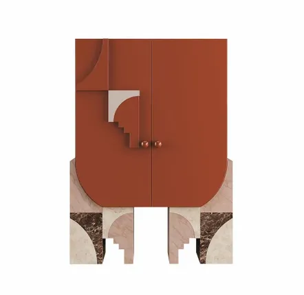 Ensembles muraux - Arkos Bar Cabinet by Ömer ÖZTÜRK, Handmade by Malabar - MALABAR