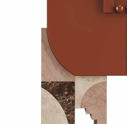 Ensembles muraux - Arkos Bar Cabinet by Ömer ÖZTÜRK, Handmade by Malabar - MALABAR
