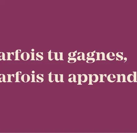Carterie - Coffret cadeau OBO MANTRA - Parfois tu gagnes, parfois tu apprends - OBO