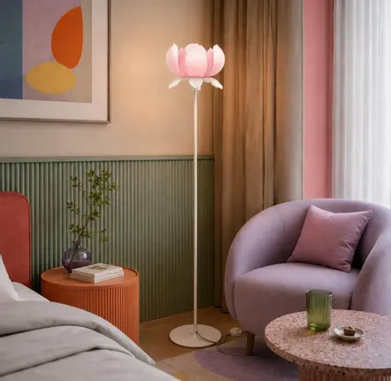 Floor lamps - Lotus floor lamp - ANCA FETCU STUDIO