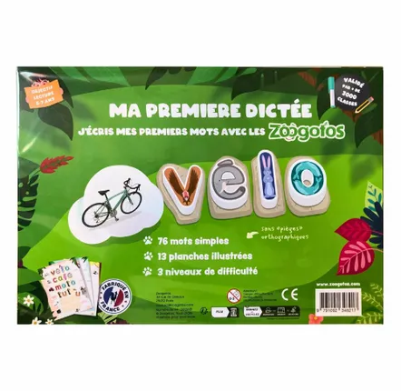 Jeux enfants - Kit « Ma première dictée » avec les Zoogotos - ZOOGOTOS