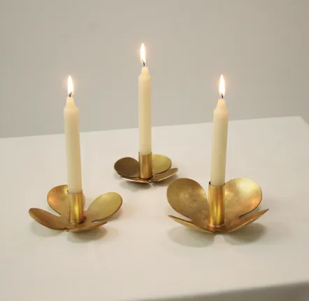Unique pieces - Clover candle holders - ADÈLE GOULET
